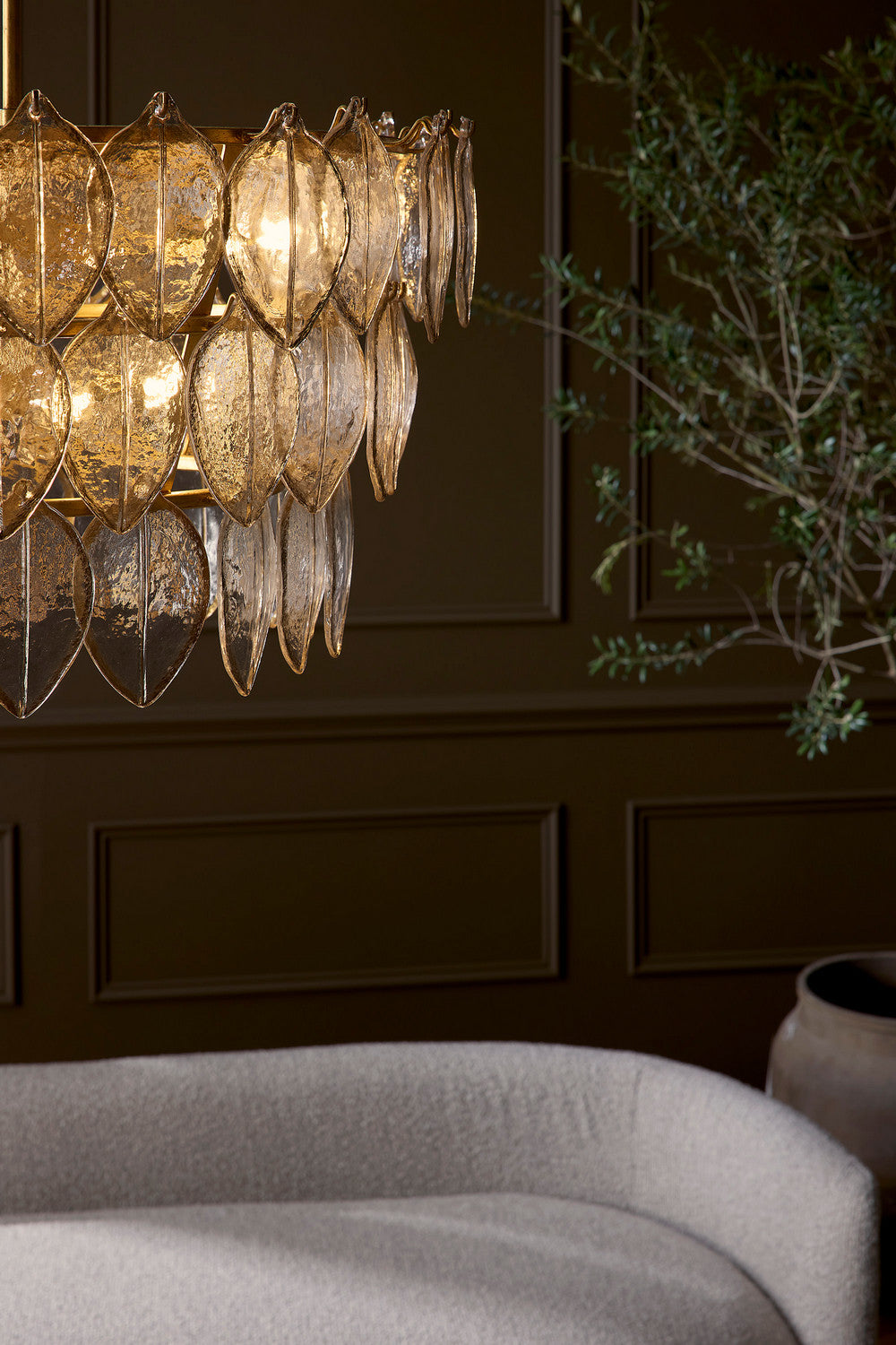 Fredrick Ramond - FR32604DA - LED Chandelier - Amira - Distressed Brass