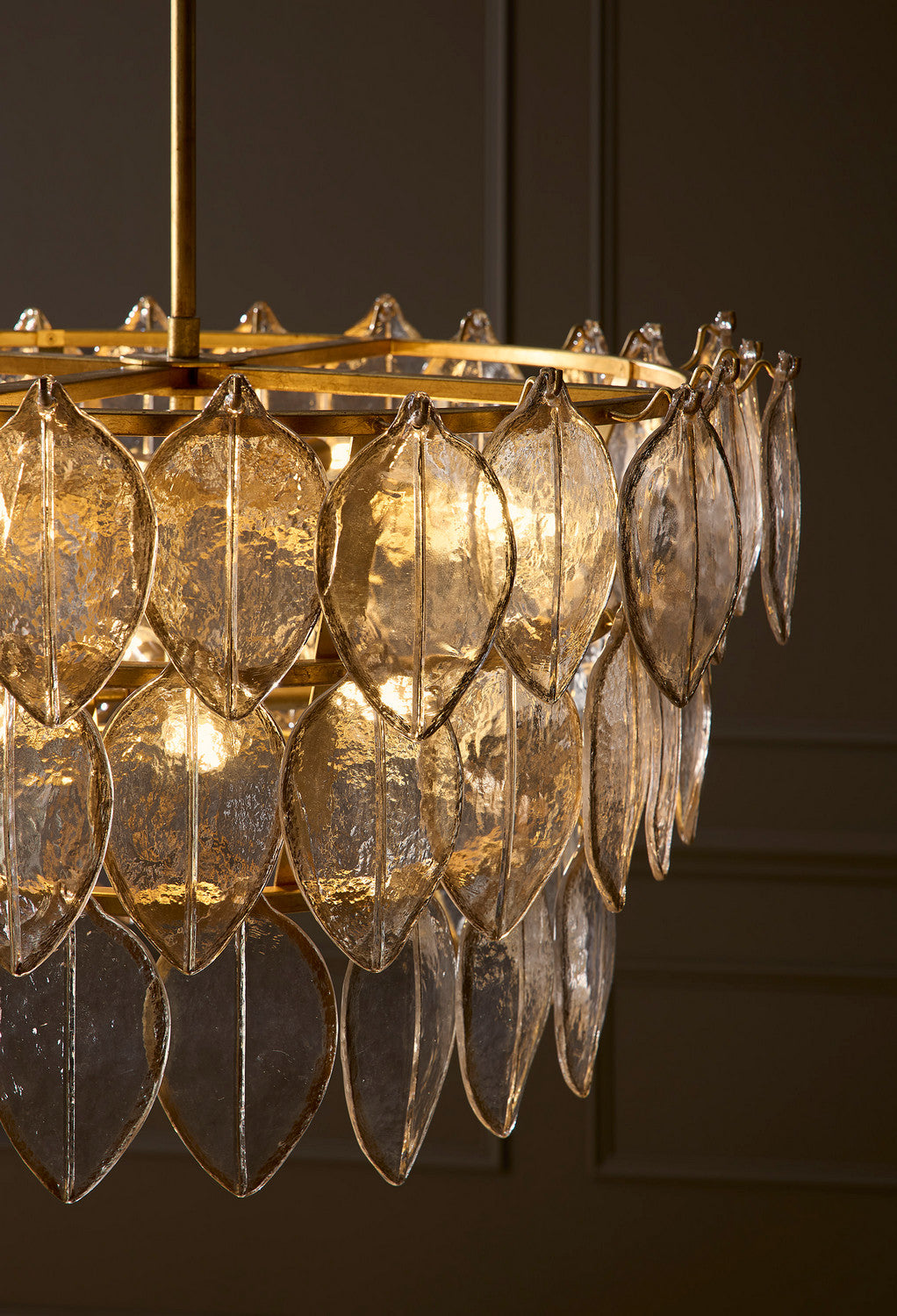 Fredrick Ramond - FR32604DA - LED Chandelier - Amira - Distressed Brass