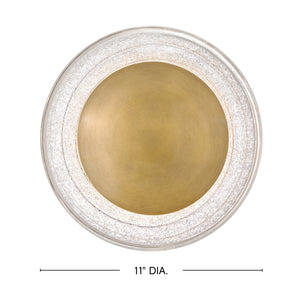 Fredrick Ramond - FR34500HB - LED Wall Sconce - Haven - Heritage Brass