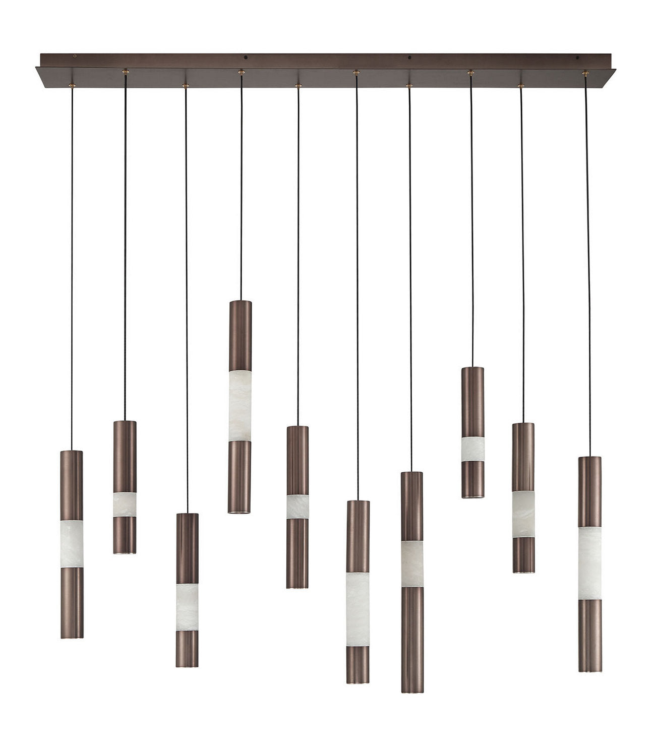 Eurofase - 50121-021 - LED Linear Chandelier - Ronda - Harlow Bronze