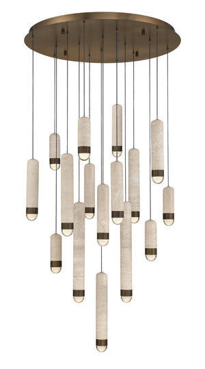 Eurofase - 50131-020 - LED Chandelier - Cambre - Antique Brass