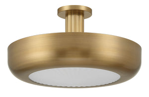 Eurofase - 50390-021 - LED Semi-Flush Mount - Macey - Antique Brass
