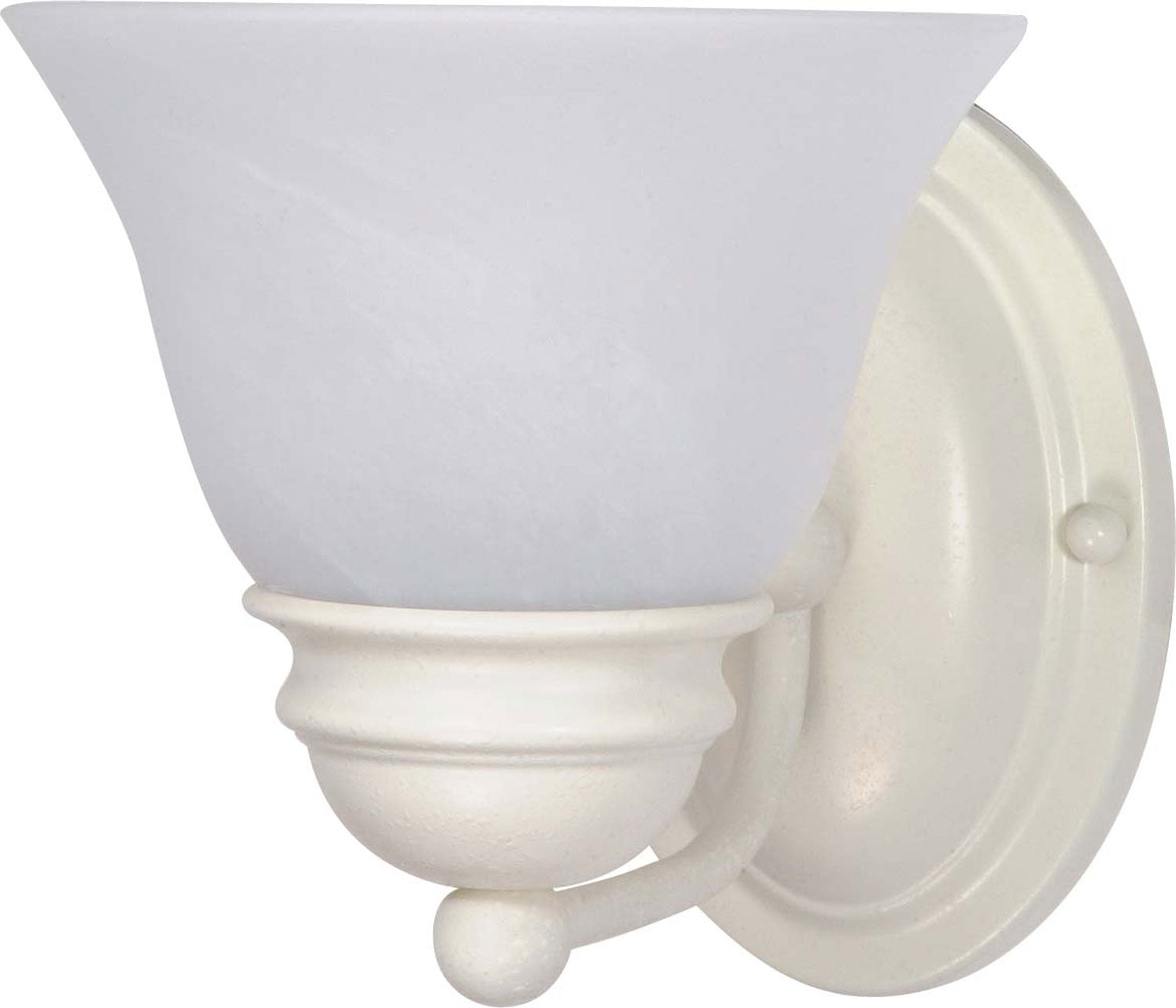 Nuvo Lighting - 60-352 - One Light Vanity - Empire - Textured White