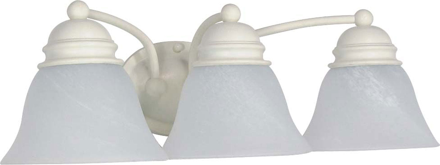 Nuvo Lighting - 60-354 - Three Light Vanity - Empire - Textured White