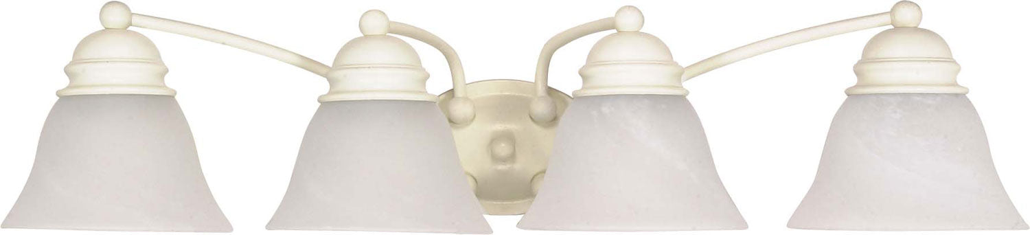 Nuvo Lighting - 60-355 - Four Light Vanity - Empire - Textured White