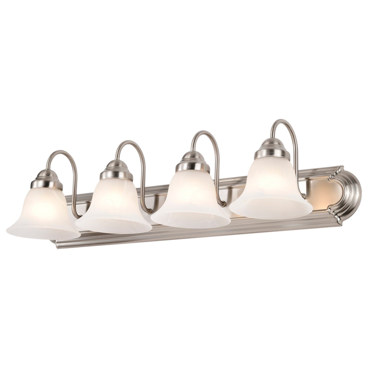 Nuvo Lighting - 60-322 - Four Light Vanity - Ballerina - Brushed Nickel