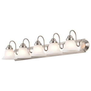 Nuvo Lighting - 60-323 - Five Light Vanity - Ballerina - Brushed Nickel