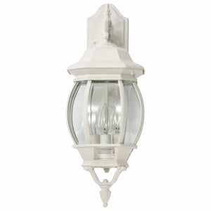 Nuvo Lighting - 60-891 - Three Light Outdoor Wall Lantern - Central Park - White