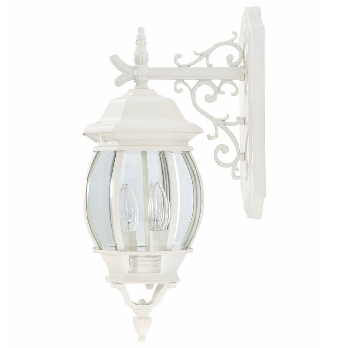 Nuvo Lighting - 60-891 - Three Light Outdoor Wall Lantern - Central Park - White