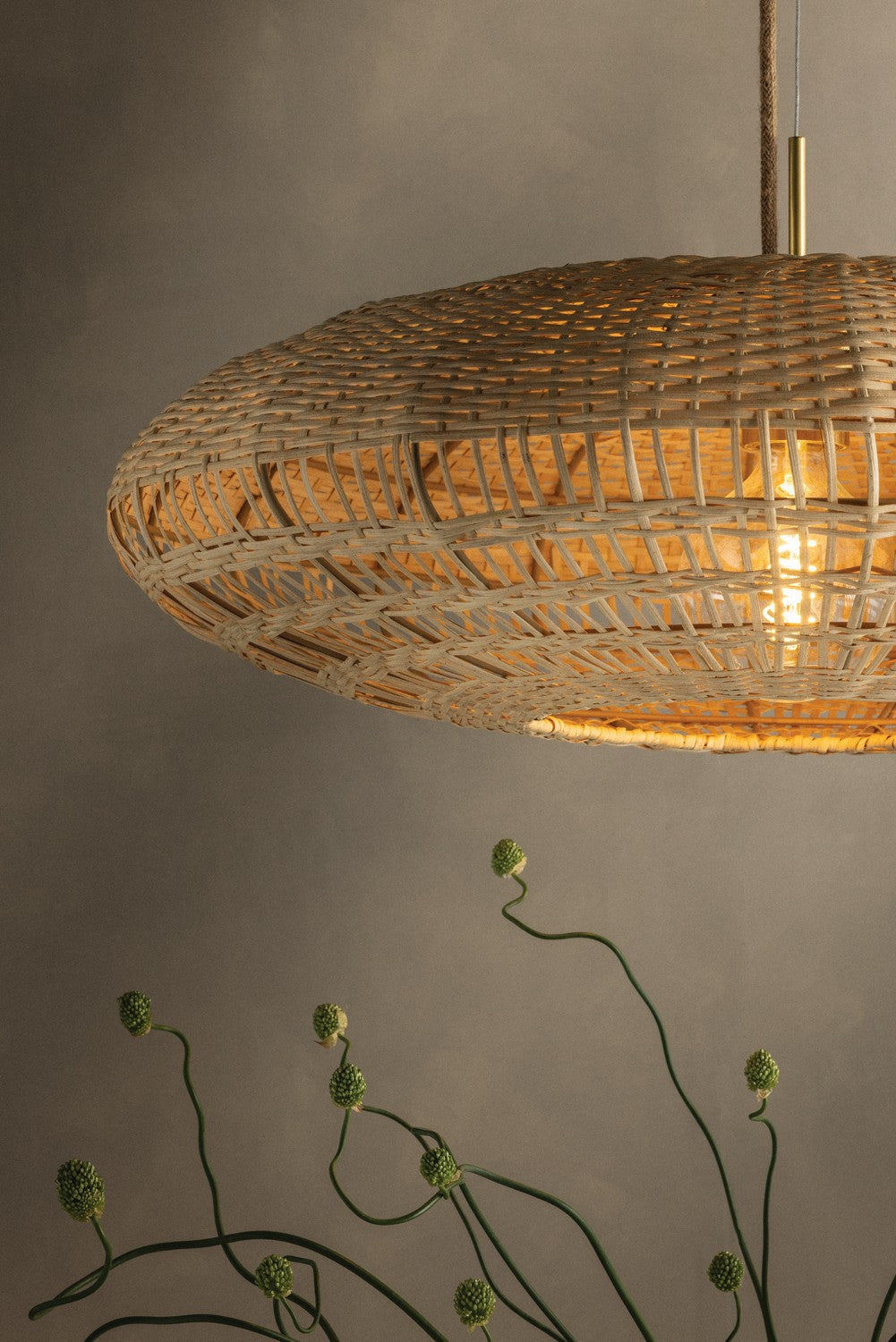 Mitzi - H1118701L-AGB - One Light Pendant - Erin - Aged Brass