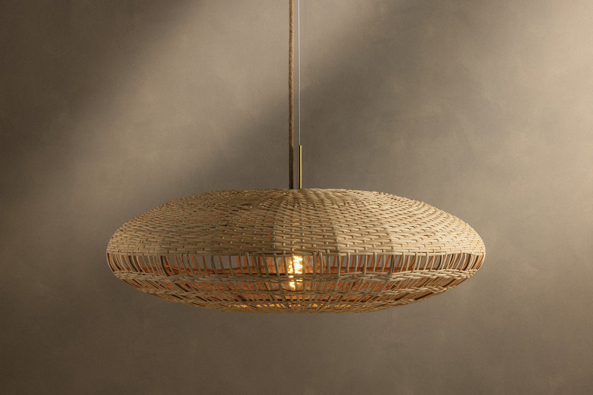 Mitzi - H1118701L-AGB - One Light Pendant - Erin - Aged Brass