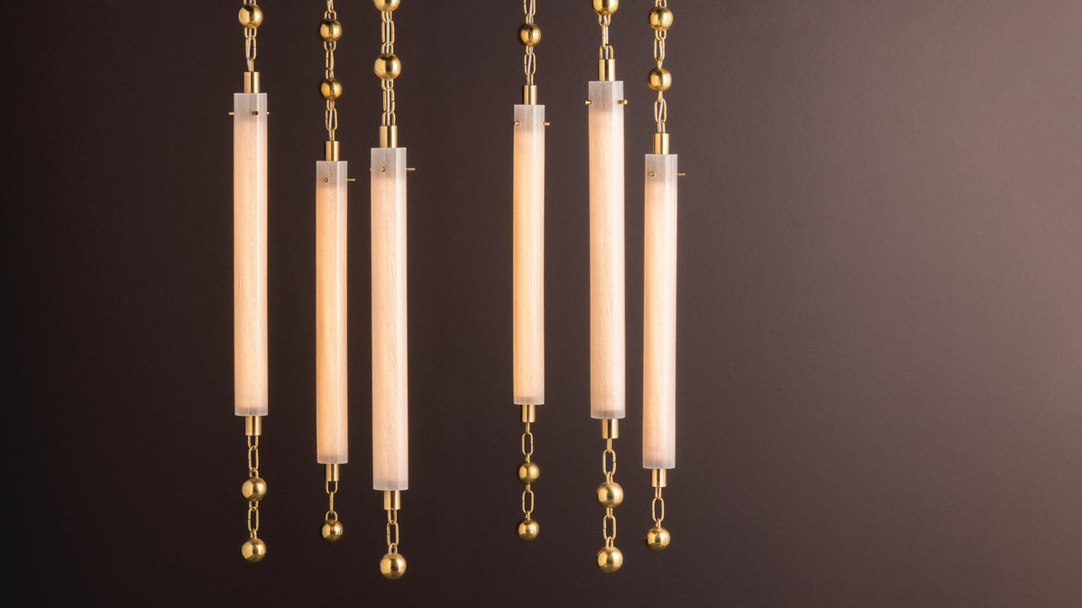 Corbett Lighting - 568-28-VB - LED Chandelier - Parigi - Vintage Brass