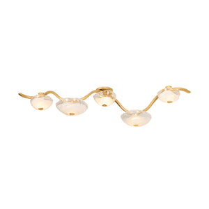 Corbett Lighting - 586-05-VGL - LED Linear - Kune - Vintage Gold Leaf