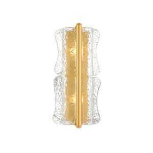 Hudson Valley - 1372-AGB - Two Light Wall Sconce - Fosterdale - Aged Brass