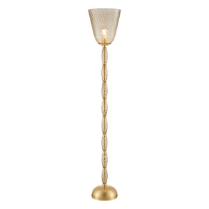 Hudson Valley - L2463-AGB - One Light Floor Lamp - Bleecker - Aged Brass