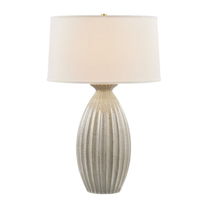 Hudson Valley - L2841-AGB/CTV - One Light Table Lamp - Box Elder - Aged Brass