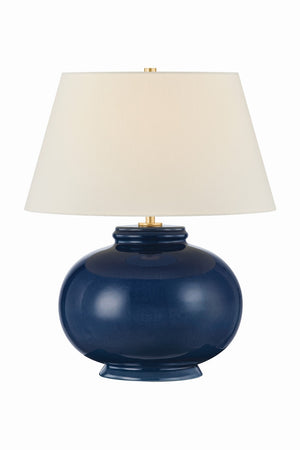 Hudson Valley - L3422-AGB/CPE - One Light Table Lamp - Moodus - Aged Brass