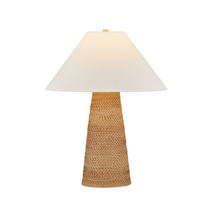 Hudson Valley - L3551-AGB - One Light Table Lamp - Forest Heights - Aged Brass