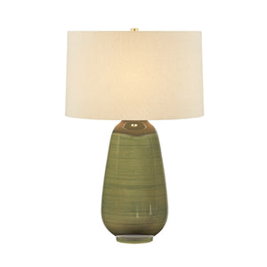 Hudson Valley - L4231-AGB/CDF - One Light Table Lamp - Piermont - Aged Brass