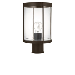 Generation Lighting - GLO1741C-ANBZ - One Light Outdoor Post Lantern - Luning - Antique Bronze