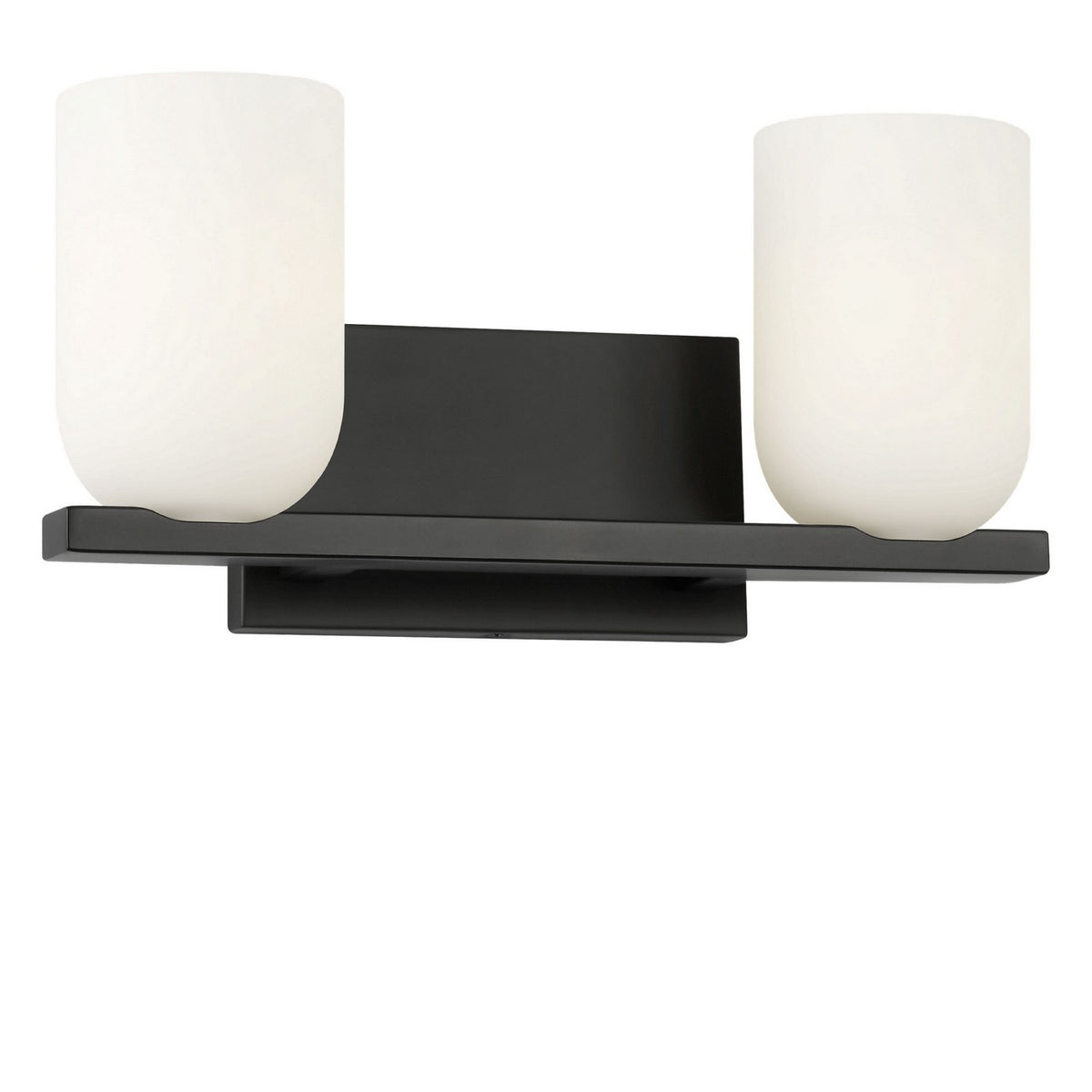 Generation Lighting - GLV1962MBK - Two Light Vanity - Neblina - Midnight Black