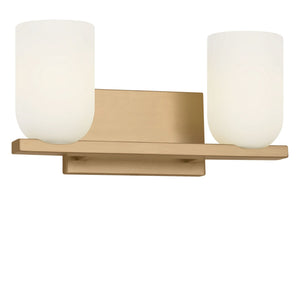 Generation Lighting - GLV1962SB - Two Light Vanity - Neblina - Satin Brass