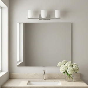 Generation Lighting - GLV1973BN - Three Light Vanity - Neblina - Brushed Nickel
