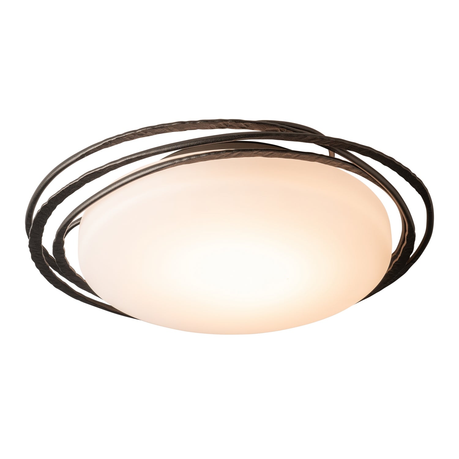 Hubbardton Forge - 122111-LED-89-GG0097 - Nova Small LED Flush Mount - Nova - Ink