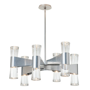 Hubbardton Forge - 131008-SKT-MULT-89-ZM0888 - Bellis 6-Arm 12-Light Round Chandelier - Bellis - Ink
