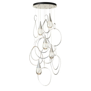 Hubbardton Forge - 131161-SKT-STND-89-ZM0873 - Lyric 5-Light Round Pendant - Lyric - Ink