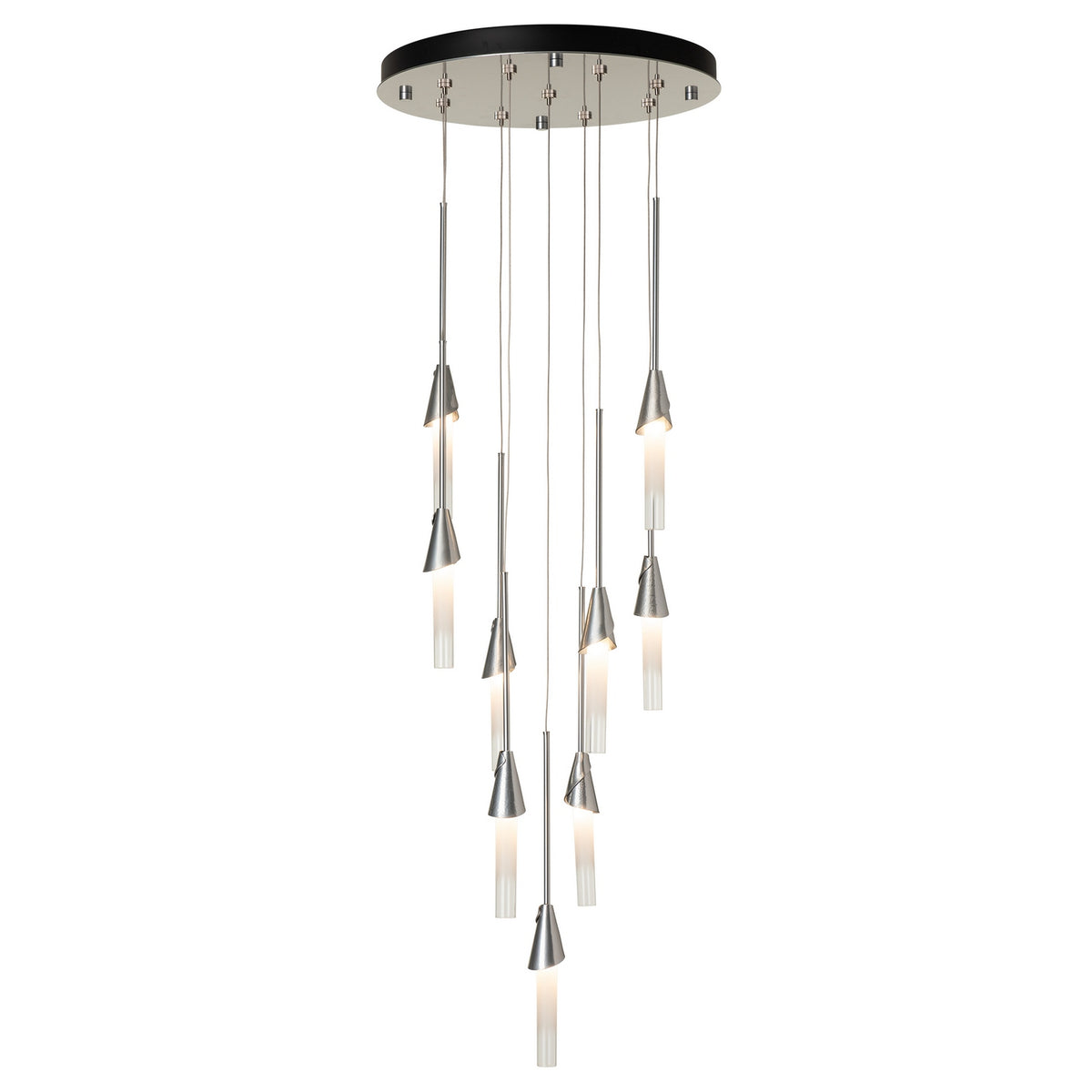 Hubbardton Forge - 131164-SKT-STND-89-WC0821 - Lilium 9-Light Round Pendant - Lilium - Ink