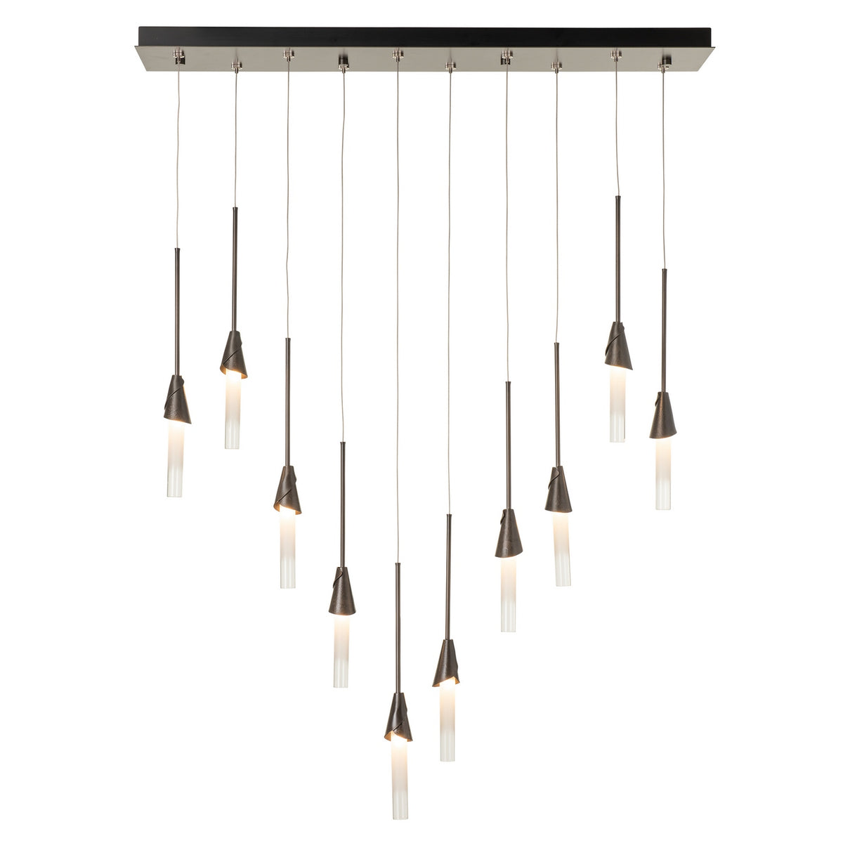 Hubbardton Forge - 131165-SKT-STND-89-WC0821 - Lilium 10-Light Linear Pendant - Lilium - Ink