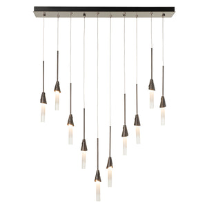 Hubbardton Forge - 131165-SKT-STND-89-WC0821 - Lilium 10-Light Linear Pendant - Lilium - Ink