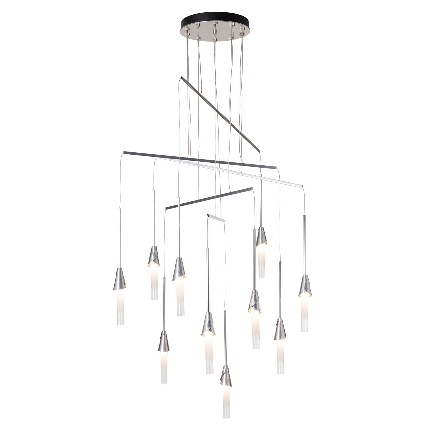 Hubbardton Forge - 131166-SKT-STND-89-WC0821 - Lilium 10-Light Mobile Pendant - Lilium - Ink
