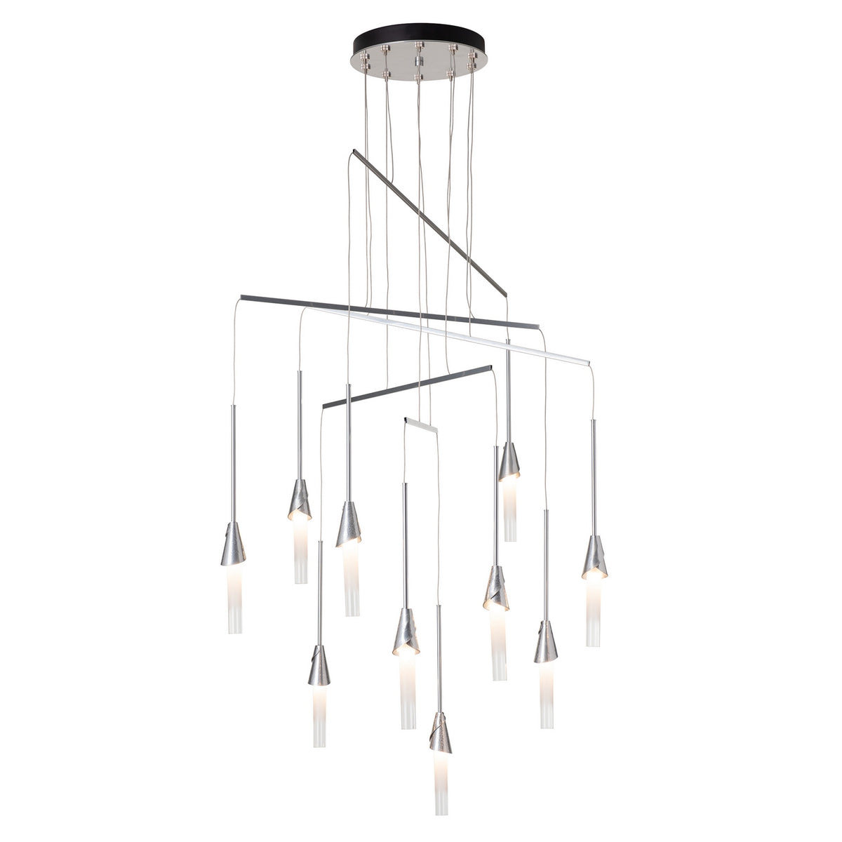 Hubbardton Forge - 131166-SKT-STND-89-WC0821 - Lilium 10-Light Mobile Pendant - Lilium - Ink