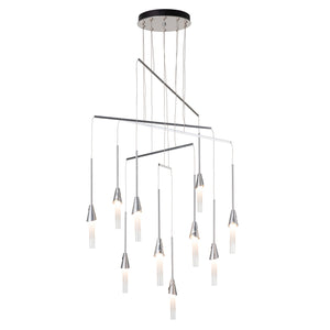 Hubbardton Forge - 131166-SKT-STND-89-WC0821 - Lilium 10-Light Mobile Pendant - Lilium - Ink