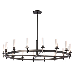 Hubbardton Forge - 131621-SKT-MULT-89-PS0886 - Windsor 16-Light Chandelier - Windsor - Ink
