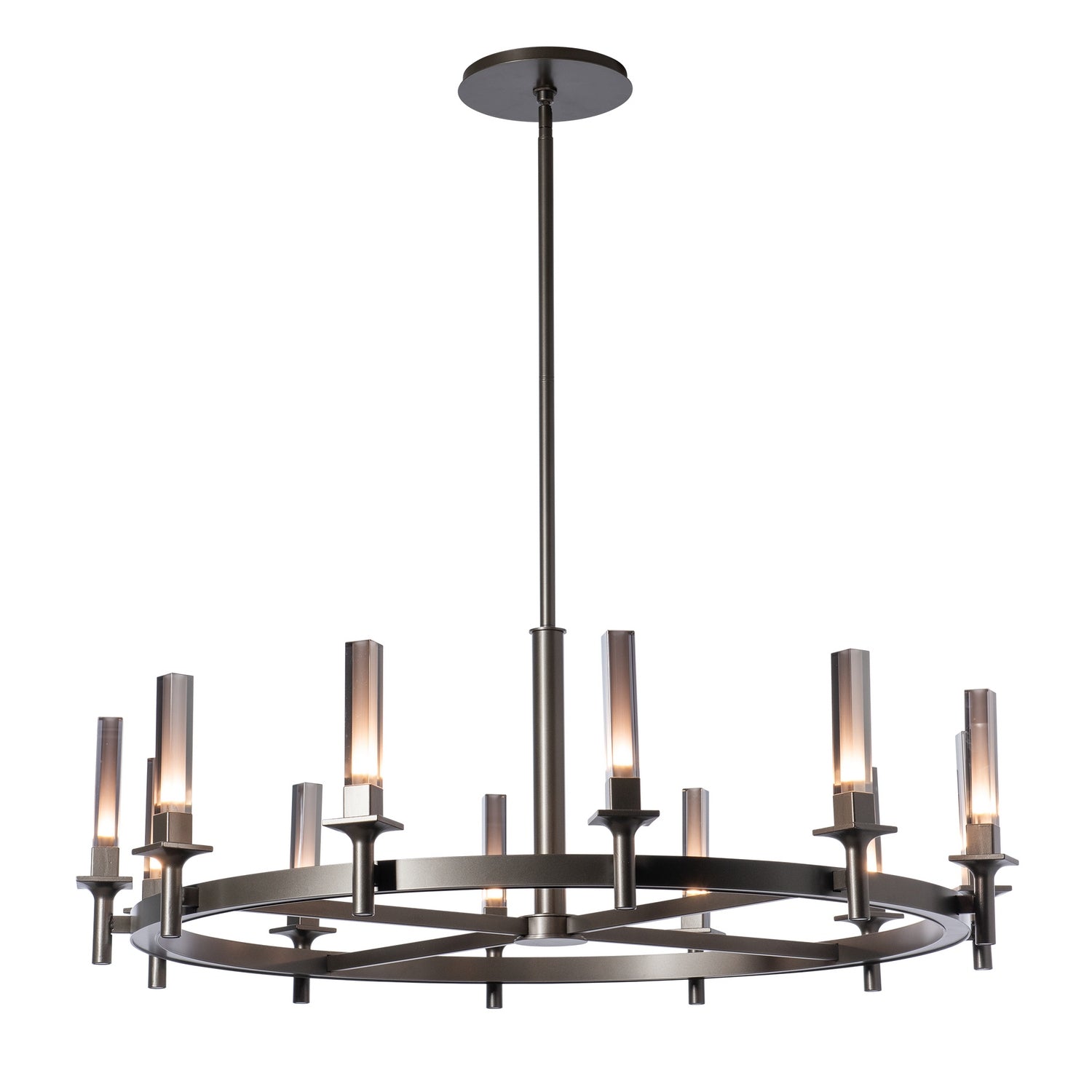 Hubbardton Forge - 131622-SKT-MULT-89-PS0886 - Windsor 12-Light Chandelier - Windsor - Ink