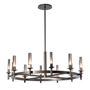 Hubbardton Forge - 131622-SKT-MULT-89-PS0886 - Windsor 12-Light Chandelier - Windsor - Ink