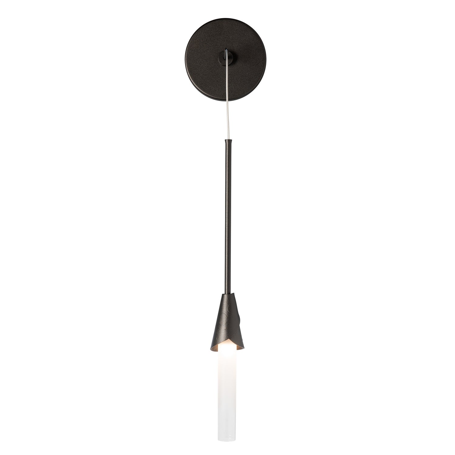 Hubbardton Forge - 201066-SKT-89-WC0821 - Lilium 1-Light Sconce - Lilium - Ink