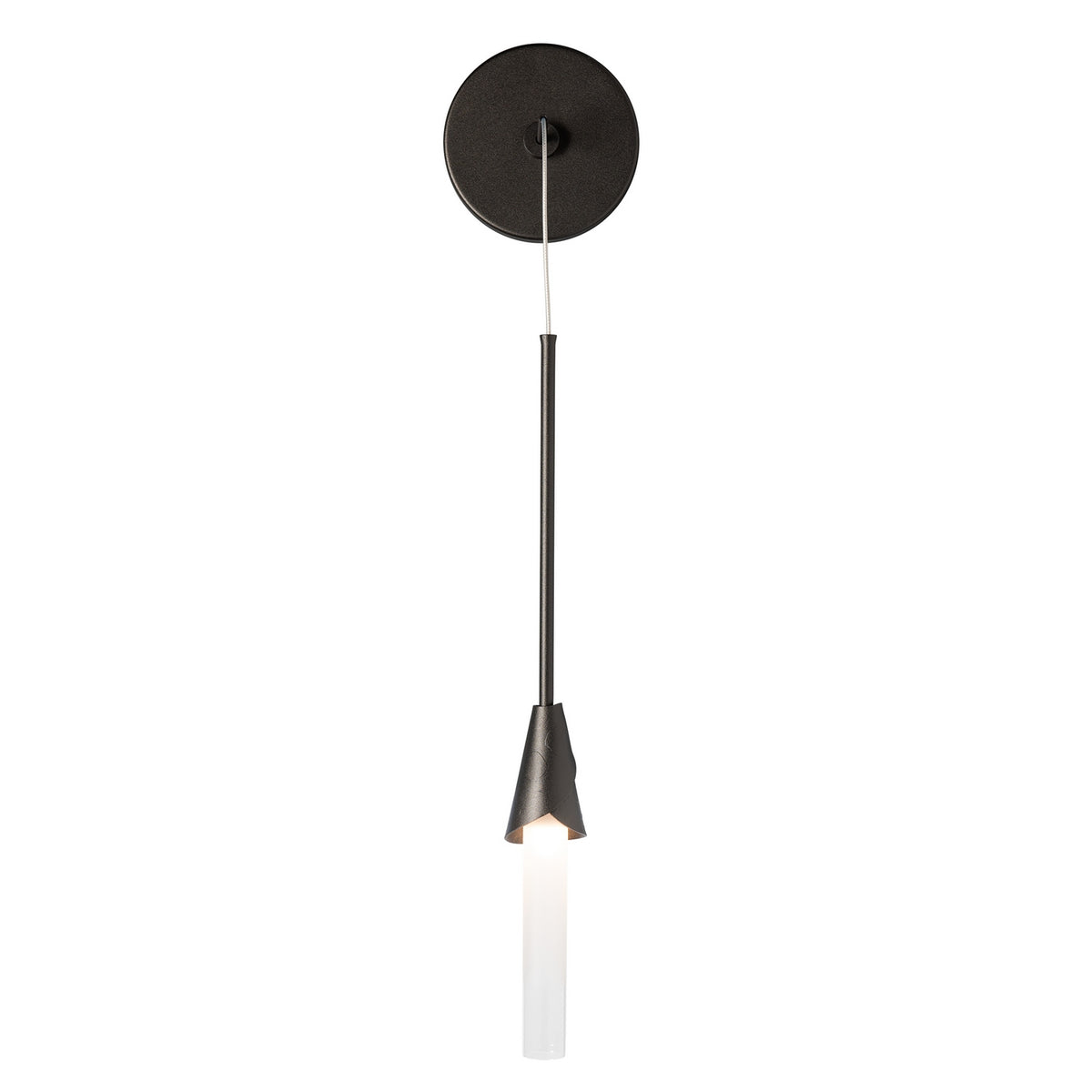 Hubbardton Forge - 201066-SKT-89-WC0821 - Lilium 1-Light Sconce - Lilium - Ink