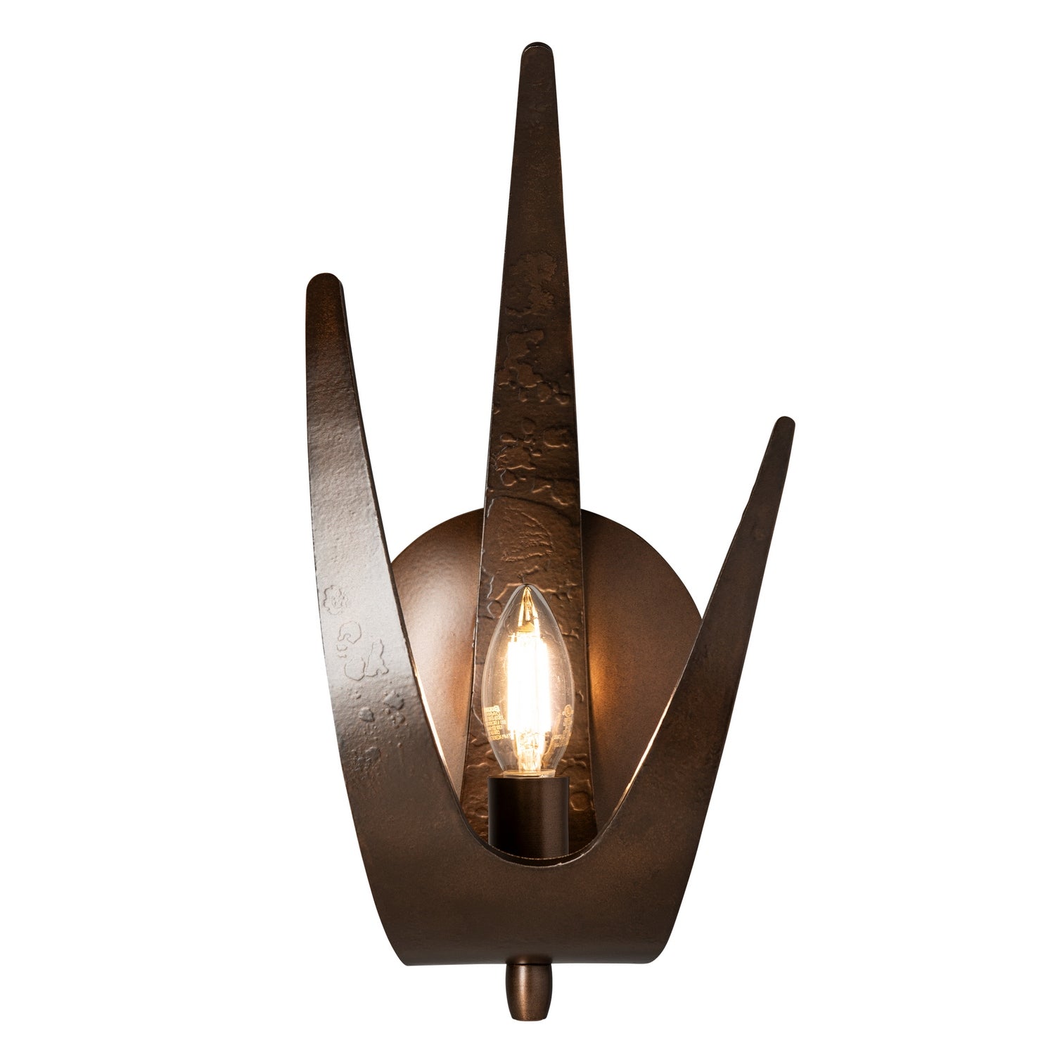 Hubbardton Forge - 204072-SKT-LFT-05 - Caribou 1-Light Sconce - Caribou - Bronze