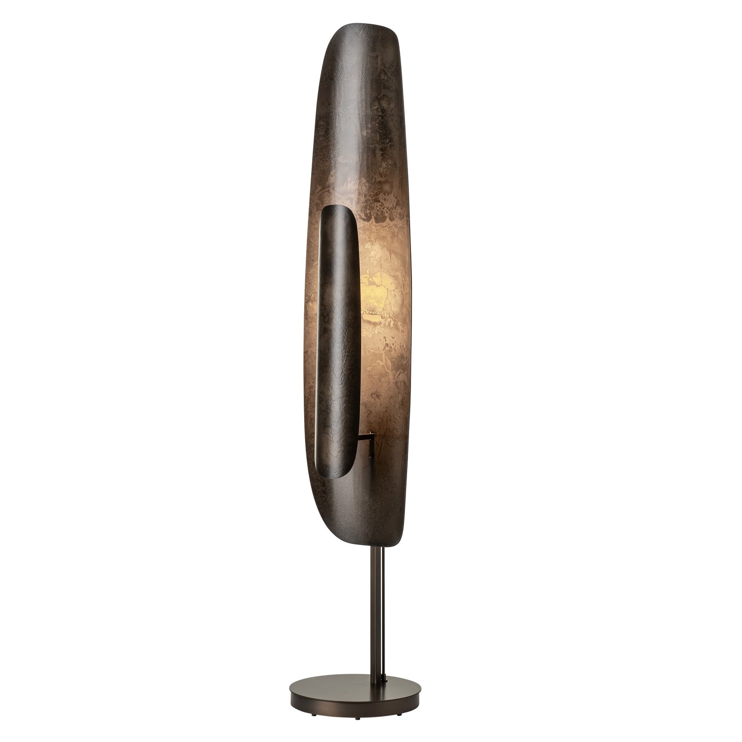 Hubbardton Forge - 241202-LED-89-89 - Shield Medium Floor Lamp - Shield - Ink