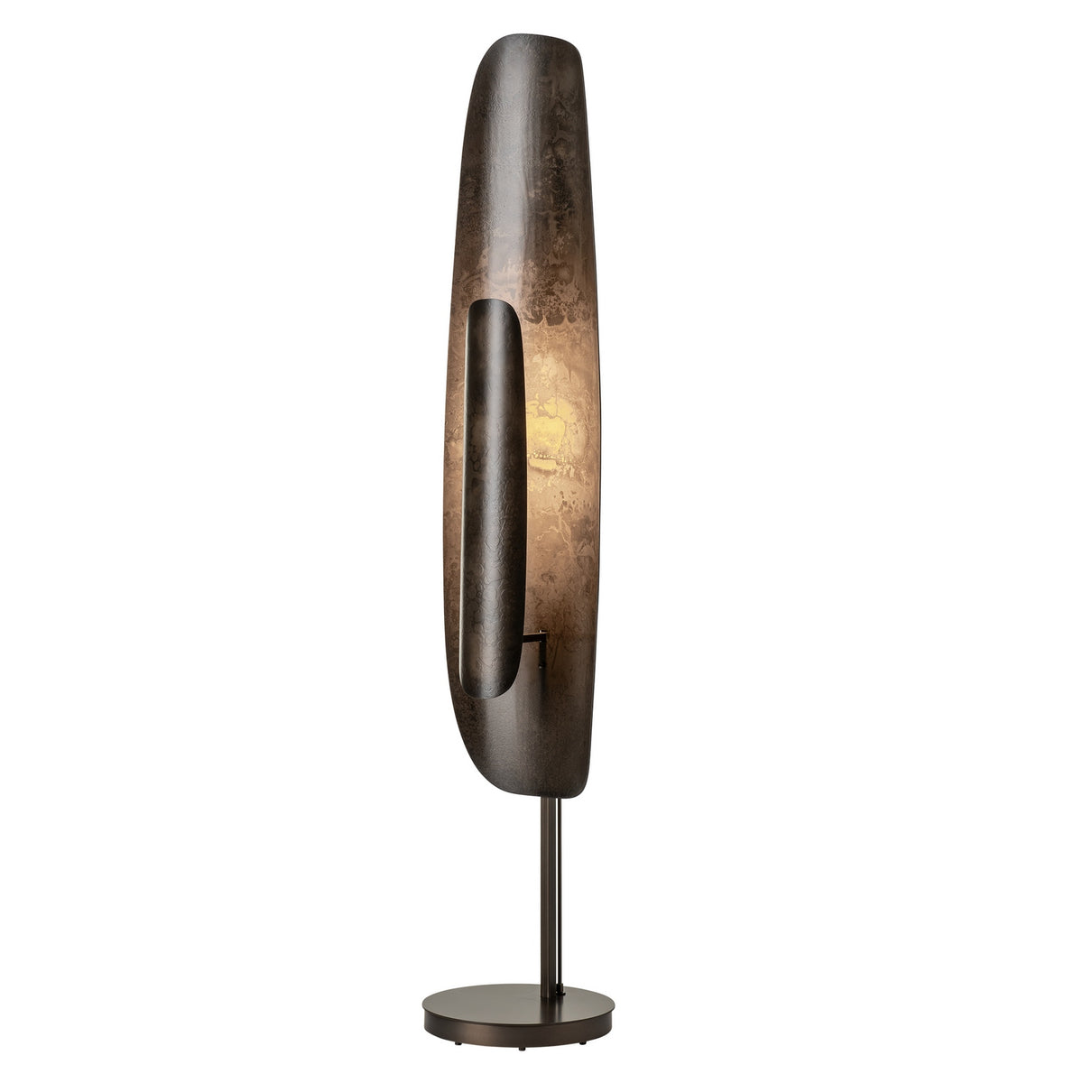 Hubbardton Forge - 241202-LED-89-89 - Shield Medium Floor Lamp - Shield - Ink