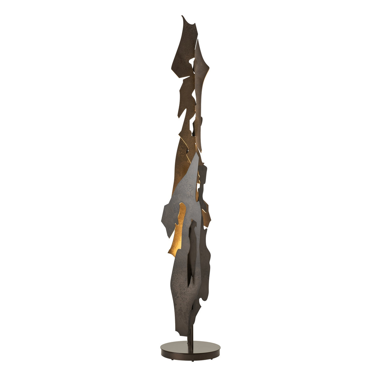 Hubbardton Forge - 241205-SKT-89 - Lattice Torchiere - Fracture - Ink
