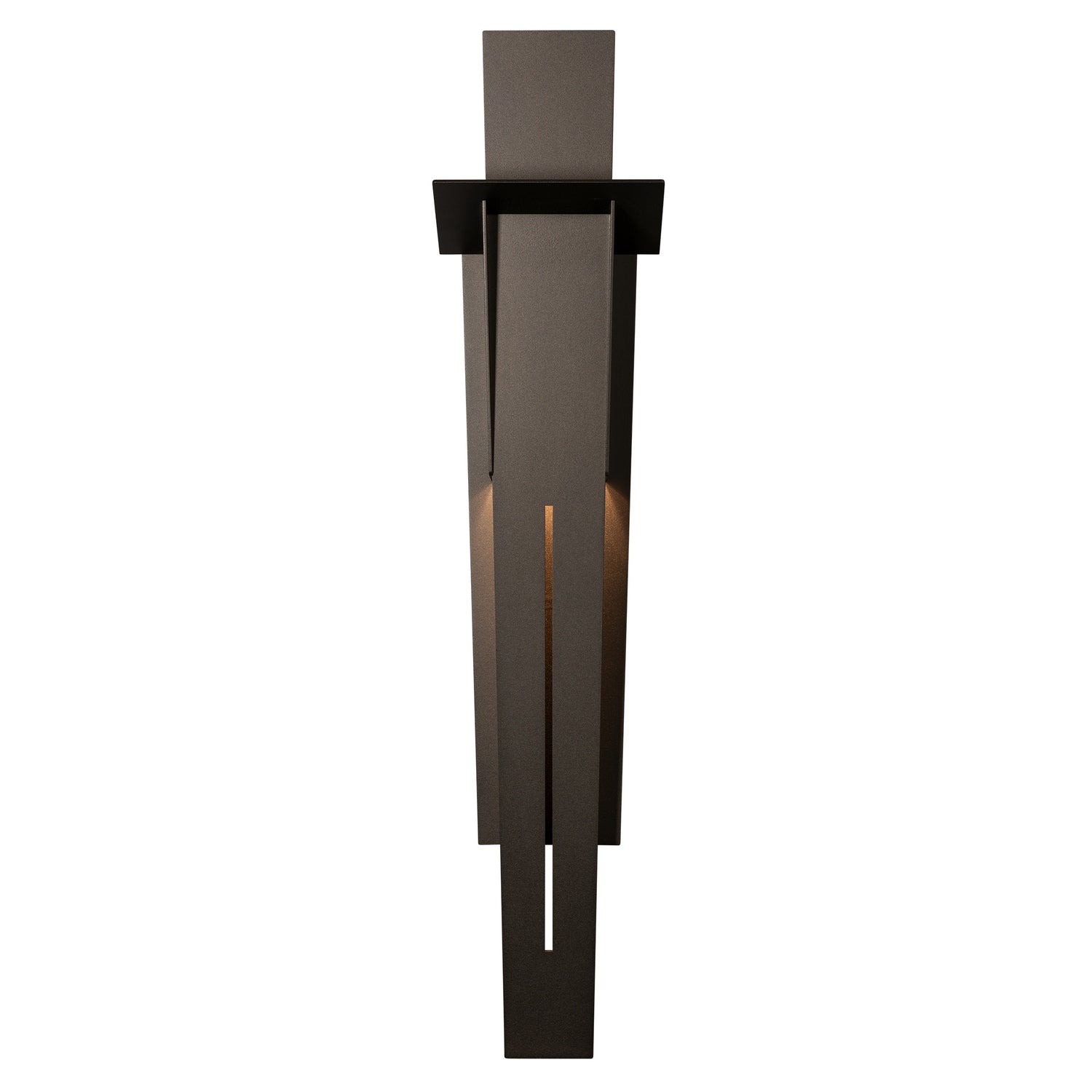 Hubbardton Forge - 302026-SKT-80 - Linea Large Outdoor Sconce - Linea - Coastal Black