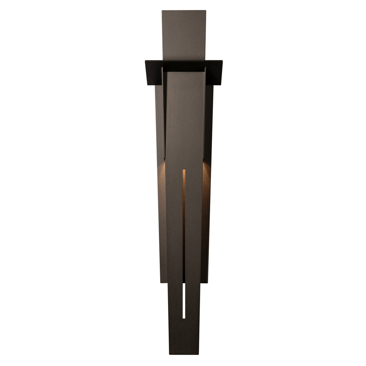 Hubbardton Forge - 302026-SKT-80 - Linea Large Outdoor Sconce - Linea - Coastal Black