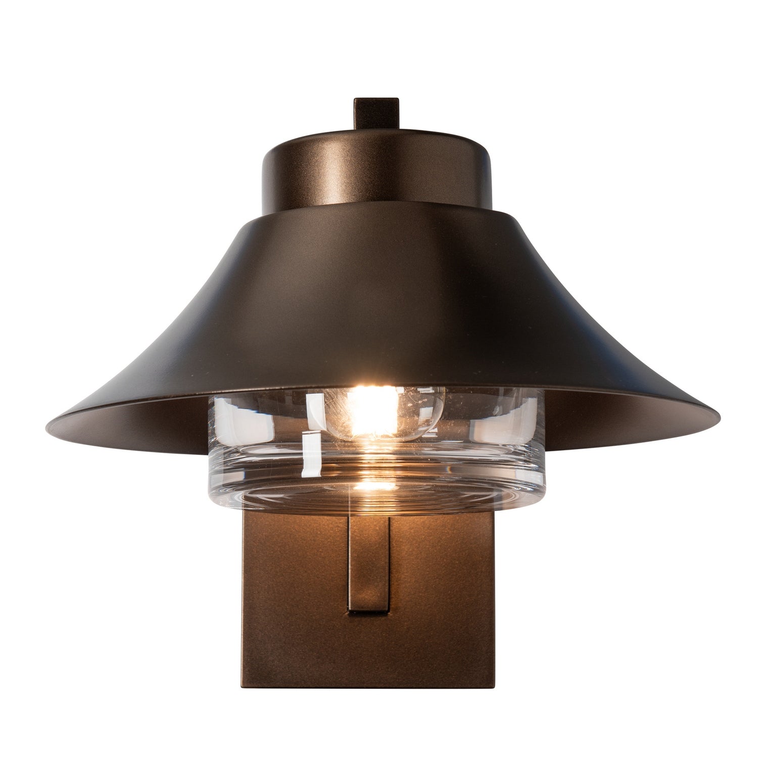 Hubbardton Forge - 302052-SKT-80-ZM0870 - Stowe Small Outdoor Sconce - Stowe - Coastal Black