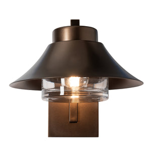Hubbardton Forge - 302052-SKT-80-ZM0870 - Stowe Small Outdoor Sconce - Stowe - Coastal Black