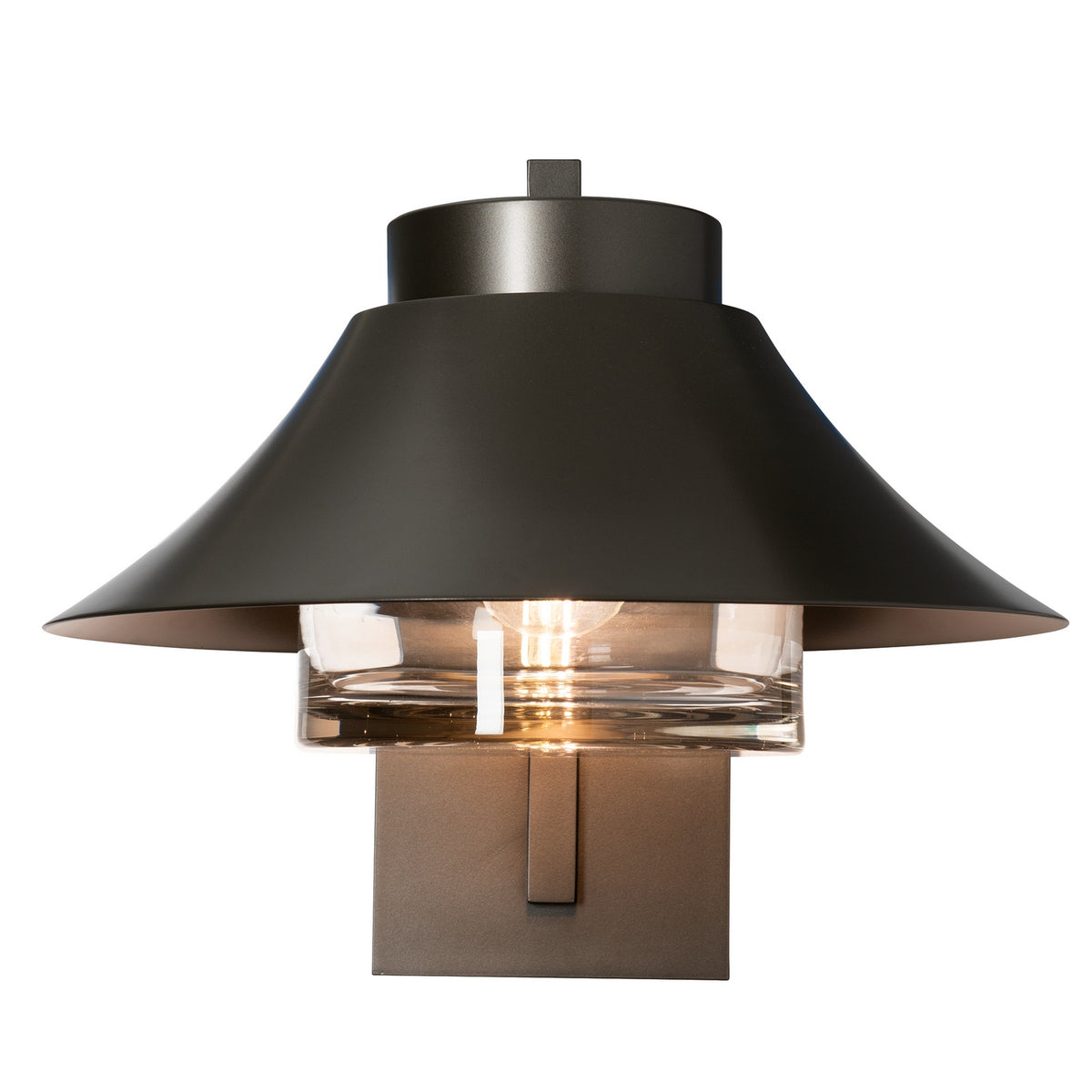 Hubbardton Forge - 302054-SKT-80-ZM0872 - Stowe Large Outdoor Sconce - Stowe - Coastal Black